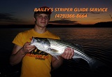 Striper fishing guide service